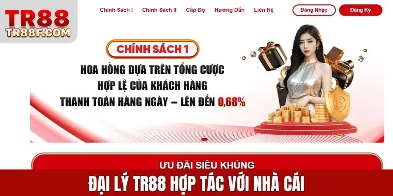 Đại lý TR88 hợp tác với nhà cái